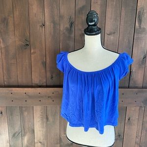 SUSANA MONACO Off the Shoulder Crop Top